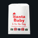 Santa Baby Christmas Baby Dusche Geschenktütchen<br><div class="desc">Weihnachtsgeschenke</div>