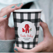 Santa Baby Christmas Baby Dusche Pappbecher