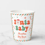 Santa Baby Christmas Baby Dusche Pappbecher<br><div class="desc">Fügen Sie mit unseren Weihnachtsbabys Weihnachtsduschenpapier-Tassen festlichen Flair zu Ihrem Event hinzu! Ideal für Ihre Weihnachtsdusche, sind diese Tassen für die Ideen von Weihnachtsbabys notwendig. Ideal für Weihnachts-Baby-Dusche-Ideen für Jungen, diese Tassen erweitern jede Weihnachtsthema Baby-Dusche Ideen. Mit einem bezaubernden Thema der Babydusche im Santa Baby, sind sie perfekt für die...</div>