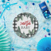 Santa Baby Christmas Baby Dusche Pappteller (Party)