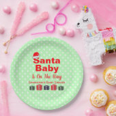 Santa Baby Christmas Baby Dusche Pappteller (Party)