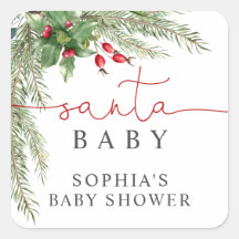 Santa Baby Christmas Baby Dusche