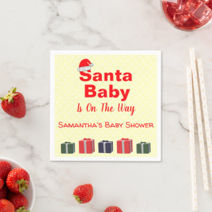 Santa Baby Christmas Baby Dusche Serviette