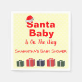 Santa Baby Christmas Baby Dusche Serviette (Vorderseite)