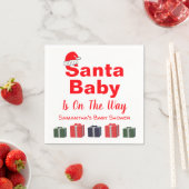 Santa Baby Christmas Baby Dusche Serviette (Beispiel)