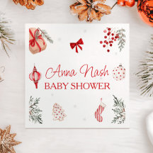 Santa Baby Christmas Baby Dusche