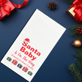 Santa Baby Christmas Baby Dusche Serviette