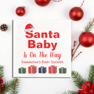 Santa Baby Christmas Baby Dusche Serviette