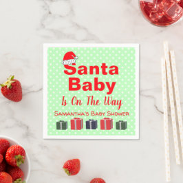 Santa Baby Christmas Baby Dusche Serviette