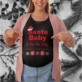 Santa Baby Christmas Baby Dusche T-Shirt