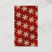 Santa Baby | Christmas Baby Dusche Windeln Windeln Begleitkarte (Rückseite)