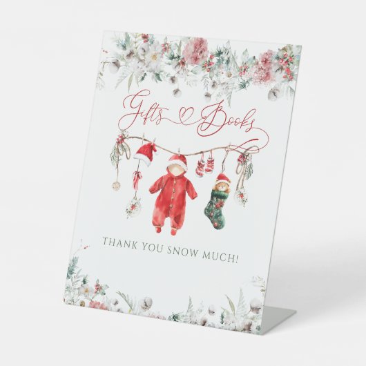 Santa Baby Christmas Baby Shooting Book Sockelschild (Vorderseite)