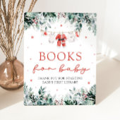 Santa Baby Christmas Baby Shooting Books for Baby Sockelschild