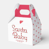 Santa Baby Christmas Baby Shooting Favor Box Geschenkschachtel (Vorderseite)