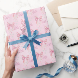Santa Baby Christmas Baby Shower Geschenkpapier
