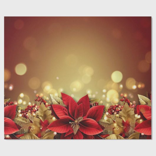 Santa Baby Christmas Baby Shower Geschenkpapier (Flach)