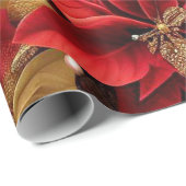 Santa Baby Christmas Baby Shower Geschenkpapier (Rolleneckpunkt)