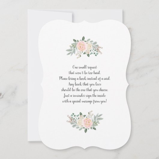 Santa Baby Christmas Baby Shower Girl Einladung (Rückseite)