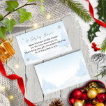 Santa Baby Christmas Baby Shower Showdusche En Begleitkarte<br><div class="desc">Weihnachtsduschendusche Duschenduschkarte für Santa Baby</div>
