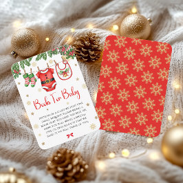 Santa Baby Christmas Books for Baby Card Begleitkarte