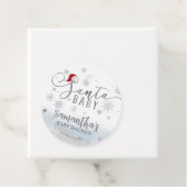 Santa Baby Christmas Boy Baby Dusche Geschenkanhänger (Beispiel)