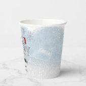 Santa Baby Christmas Boy Baby Dusche Pappbecher (Links)