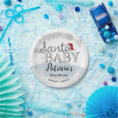 Santa Baby Christmas Boy Baby Dusche Pappteller (Party)