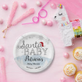Santa Baby Christmas Boy Baby Dusche Pappteller (Party)