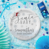 Santa Baby Christmas Boy Baby Dusche Pappteller (Party)