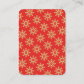 Santa Baby Christmas Diaper Raffle Card Begleitkarte (Rückseite)