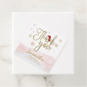 Santa Baby Christmas Girl Baby Dusche Vielen Dank Geschenkanhänger (Beispiel)