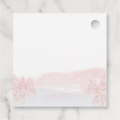 Santa Baby Christmas Girl Baby Dusche Vielen Dank Geschenkanhänger (Rückseite)