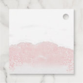 Santa Baby Christmas Girl Baby Dusche Vielen Dank Geschenkanhänger (Rückseite)