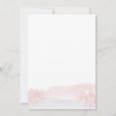 Santa Baby Christmas Girl Babydusche Einladung (Rückseite)