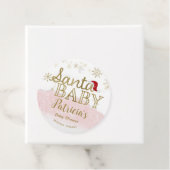 Santa Baby Christmas Girl Babydusche Geschenkanhänger (Beispiel)