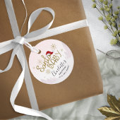 Santa Baby Christmas Girl Babydusche Geschenkanhänger