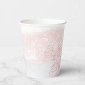 Santa Baby Christmas Girl Babydusche Pappbecher (Rückseite)