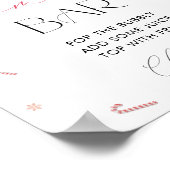 Santa Baby Christmas Mama-Osa Bar Baby Dusche Poster (Ecke)