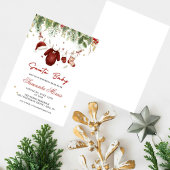 Santa Baby Clothes, Baby Laundry Shower Einladung