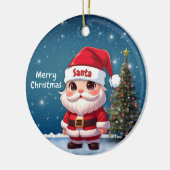 Santa Baby Deer, Fawn, Doe, Reindeer🦌 🎄 Keramik Ornament (Links)