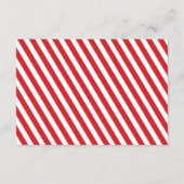 Santa Baby Dusche Dankeschön Karte (Rückseite)