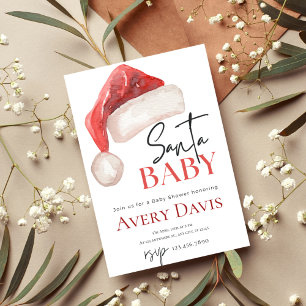 Santa Baby Dusche Einladung