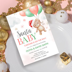 Santa Baby Dusche Einladung