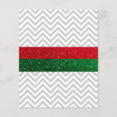 Santa Baby Dusche Niedlich Holiday Elephant Budget (Rückseite)