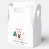 Santa Baby Dusche Red Niedlich Vielen Dank Geschenkschachtel (Geöffnet)