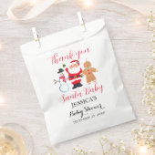 Santa Baby Dusche Red Niedlich Vielen Dank Geschenktütchen (Ausgeschnitten)
