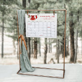 Santa Baby Dusche Terminkalender Spielzeichen Poster