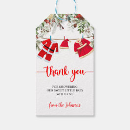 Santa Baby Dusche, Weihnachtsdusche Geschenkanhänger