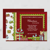 Santa Baby Einladung (Vorne/Hinten)