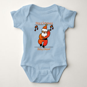 Santa. Baby erstes Weihnachten Strampler